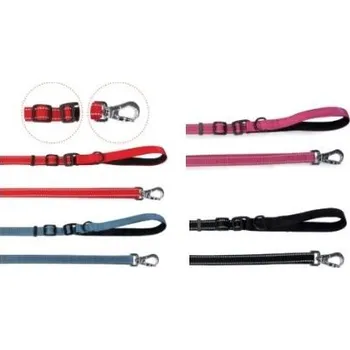 Vodítko pro psa CAMON REFLEXNÍ NASTAVITELNÉ VODÍTKO 20 x1200-2000 mm ČERNÁ