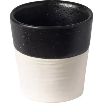 Hrnek bez ucha Costa Nova Notos 80 ml, pískový/černý