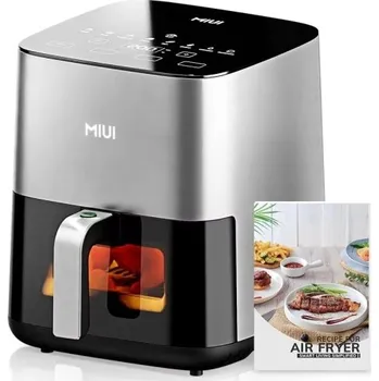 Kuchyňský nůž Horkovzdušná fritéza MIUI Elegantní bezolejová fritéza s průhledným okénkem a dotykovým panelem Moderní kuchyňský spotřebič