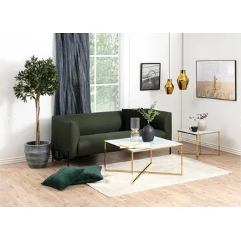 Konferenční stolek ArtAct Konferenční stolek MELLISA 4 | bílý mramor