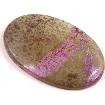 Přírodní kámen Kabošon Stichtit č.5511 (42x26x5mm)