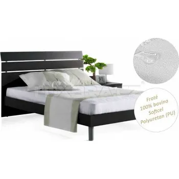 Prostěradlo Nepropustné froté prostěradlo bílé - 90 x 200 cm jednolůžko