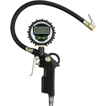Autoelektronika Digitální tester tlaku v pneumatikách s LCD displejem a podsvícením 200 PSI Přesný tlakoměr pro auta a motocykly Měřič tlaku s osvětlením