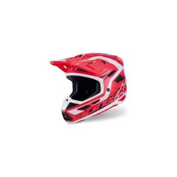 Helma na motorku Mx Helma Alpinestars S-M7 Deed Helmet ECE06 Red Black White Glossy 26, Velikost XL (61-62cm)