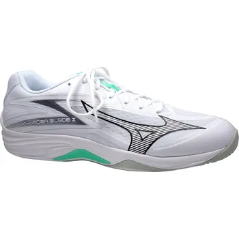 Pánská sálová obuv Halová obuv, Mizuno, Thunder Blade Z, bílo-černá: Bílá Syntetika 32 48 EU (F) 48,5 G - standardní šíře (30253-30253)