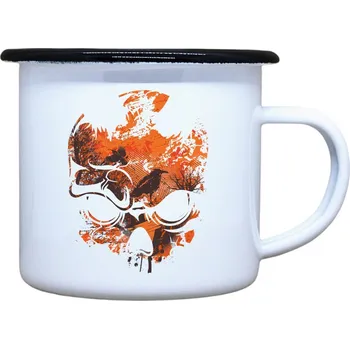 DOBRÝ TRIKO Plecháček s potiskem Lebka a ptáci Velikost plecháčku: 330 ml