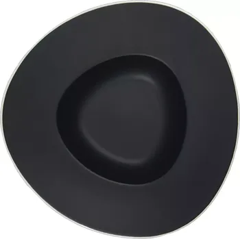 Talíř LE COQ Persephone Talíř hluboký, výška: 40 mm, průměr: 275 mm, černá/bílá