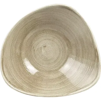 Talíř Hluboký talíř Churchill Stonecast 23,5 cm, trojúhelníkový