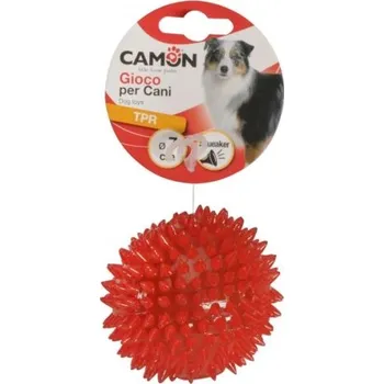 Hračka pro psa Camon PÍSKAJÍCÍ MÍČEK 7 cm