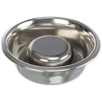 Miska pro psa Miska k pomalému krmení, nerez 1,5 l/ø 24 cm