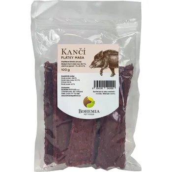 Krmivo pro psa BOHEMIA Kančí plátky 100g