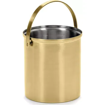Nádoba na led Vědro na led z kartáčované oceli SERAX S 14 cm, PVD zlatá