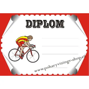 VIZINGR Cyklistika diplom A4 č.25