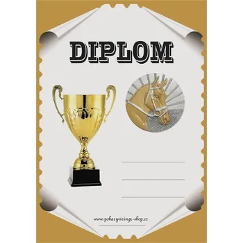 VIZINGR Koně diplom A4 č.11
