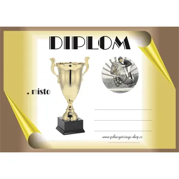 Koně diplom A4 č.12