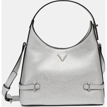 Kabelka Guess ROSALBA stříbrná barva, HWMY96 57010 HWMY96.57010 SLV, vel. ONE SIZE