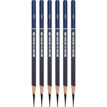 Mikrotužka Sada 6 grafitových tužek Faber Castell Goldfaber Charcoal Tvrdé tuhy Skicování Kreslení Stínování Umělecké potřeby pro ilustrace a návrhy