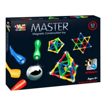 Stavebnice Magformers Magnetická stavebnice – 63 kusů