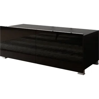 Televizní stolek ArtGiB TV stolek 100 CALABRINI C-11 | černá/černý lesk