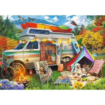 Puzzle TREFL Premium Plus Tea Time Karavan 500 dílků