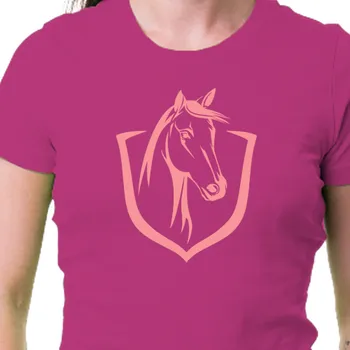 Tričko  Akce | Dámské tričko Horse badge