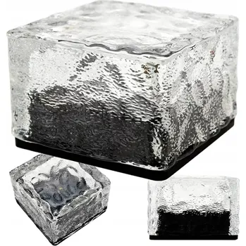 Zahradní dekorace Solární zahradní vestavěné svítidlo kostka (Světlo k vestavbě 1 LED dioda)