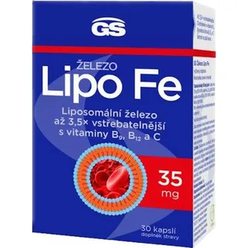 Green Swan Pharmaceuticals Železo Lipo Fe 35 mg 30 cps.