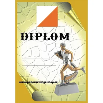 VIZINGR Orientační běh muž diplom A4 č.5