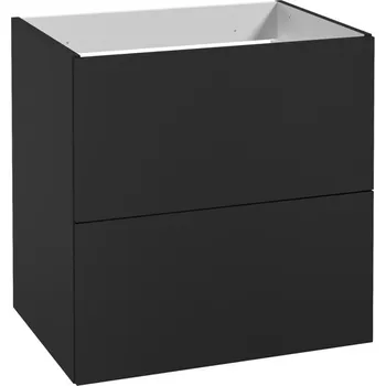 Koupelnový nábytek ArtDef Skříňka pod umyvadlo FERATA D60 2S/45 | černá 60 cm