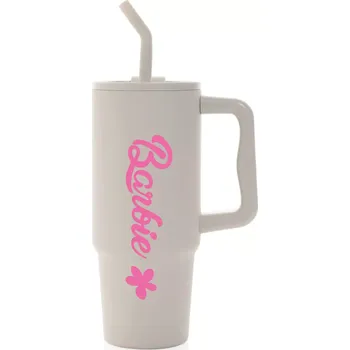 Termohrnek BARBIE - béžový cestovní termohrnek 900 ml