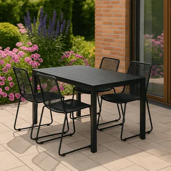 Zahradní sestava Elvisia Zahradní set TORVEN 4+1 | antracit