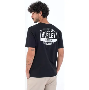 Pánské tričko hurley Pánské triko organic gasworks tee black