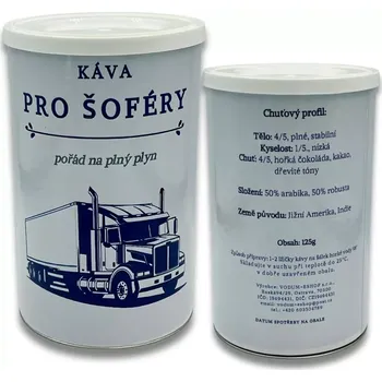 Koření Dárková káva Pro šoféry – směs pro řidiče, kamioňáky i noční tahouny ANO