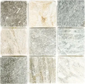Obklad Kamenná mozaika XQM 100L 30,5x30,5 cm béžová/šedá