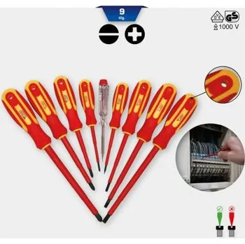 Šroubovák Souprava šroubováků vde, 9dílná, BT068010