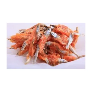 Krmivo pro psa Salač rybička obalená kuřecím masem 1kus