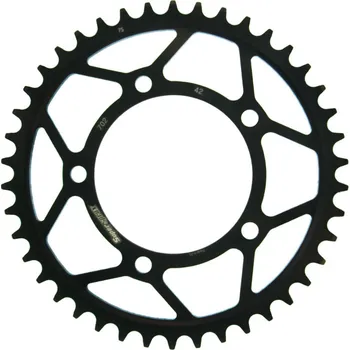 Řetězová sada pro motocykl Řetězová rozeta SUPERSPROX RFE-702:42-BLK černý 42 zubů, 525