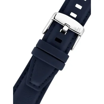 Řemínek na hodinky Koženkový řemínek Morellato Sanremo 5967432.062 M, modrý - 20 mm