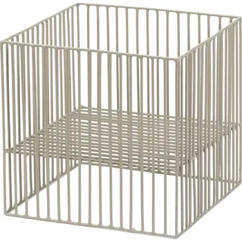 chlebník Košík SERAX Metal Sculptures 22x22 cm, šedá
