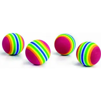 Hračka pro kočku Beeztees Míček pro kočky DE LUXE 4cm