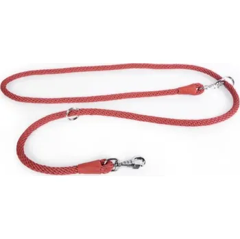 Vodítko pro psa Vodítko lano CLYDE přepínací 240*1,4 cm - červená