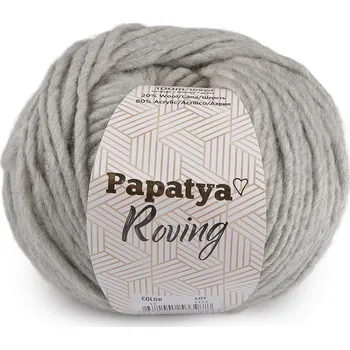 Příze Pletací příze Papatya Roving 100 g