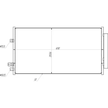 Sušič klimatizace Vysoušeč klimatizace fiat 500x 14-, 641 068