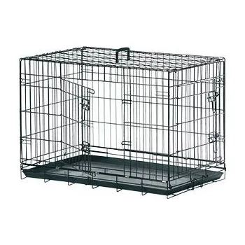 klec pro psa Karlie Drátěná klec černá dva vchody 93x57x62cm černá