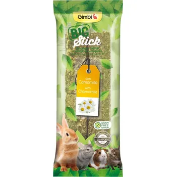 Krmivo pro hlodavce GIMBI Big stick s heřmánkem 2x70g