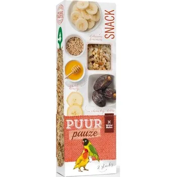Krmivo pro ptáka PUUR pauze pták - tyč. agapornis, datle+med 60 g