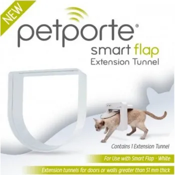 Dvířka pro psa Tunel pro dvířka PetPorte, bílý