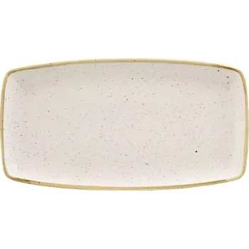 Talíř Talíř mělký Churchill Stonecast Barley White 35x18,5 cm