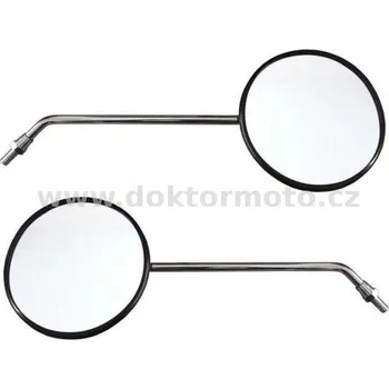 Zrcátko pro motocykl Zrcátko kulaté M8X1,25 (Simson 12V) sada 2ks / orig.