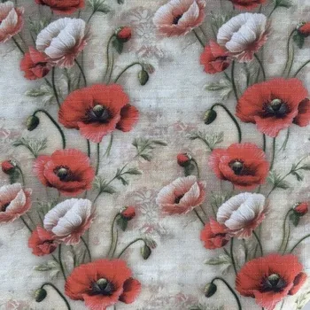 ubrus Ubrus vlčí máky TC25-13 - ovál 30 x 45 cm